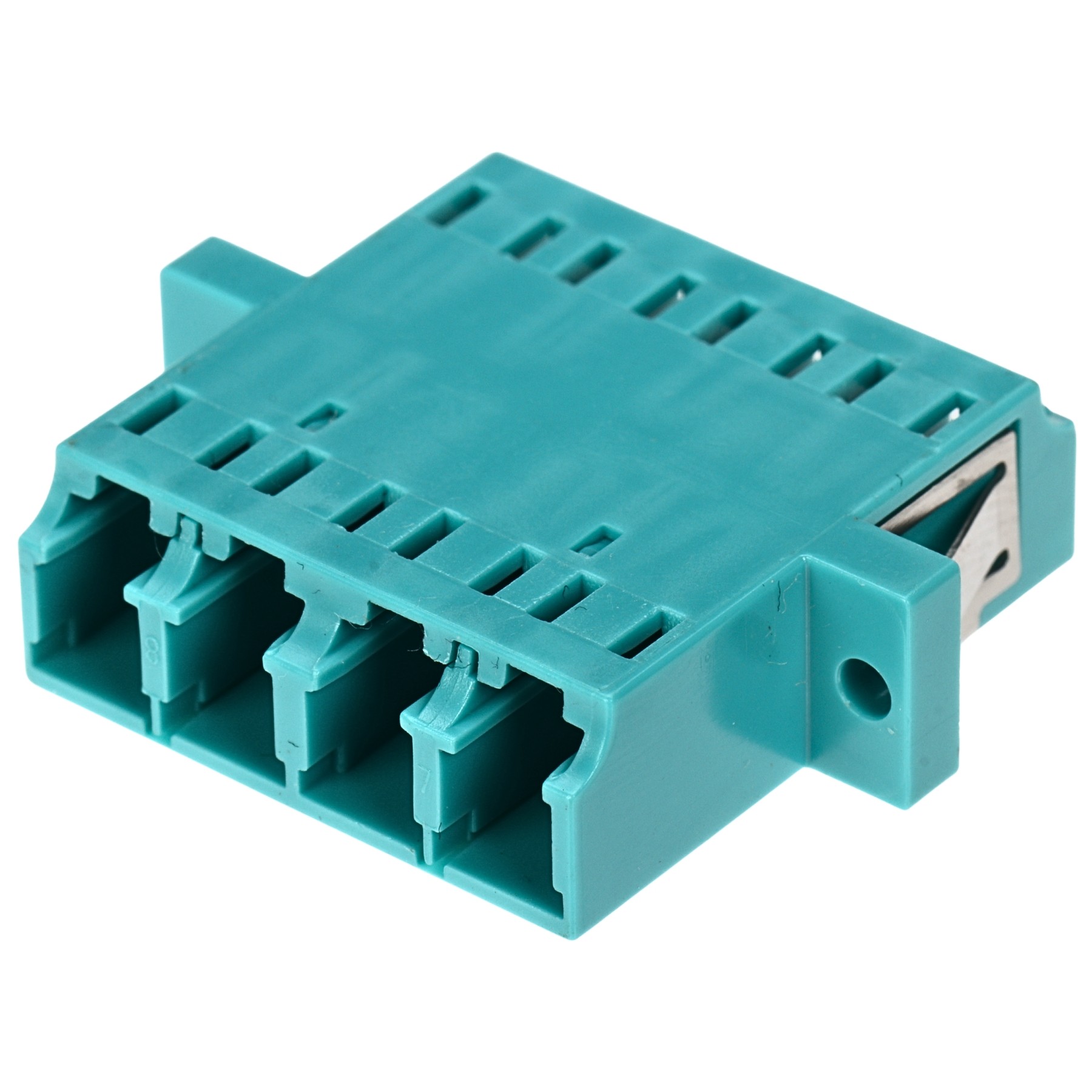 Adaptor cuplă fibră optică 4LC - 4LC OM3 multimode