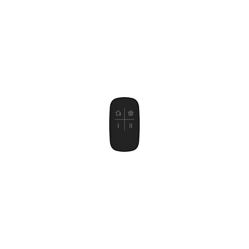 Telecomanda wireless AX PRO Hikvision DS-PKF1-WE(B)/BK, 868MHz two-way Tri-X wireless technology, 4 butoane programabile, distan