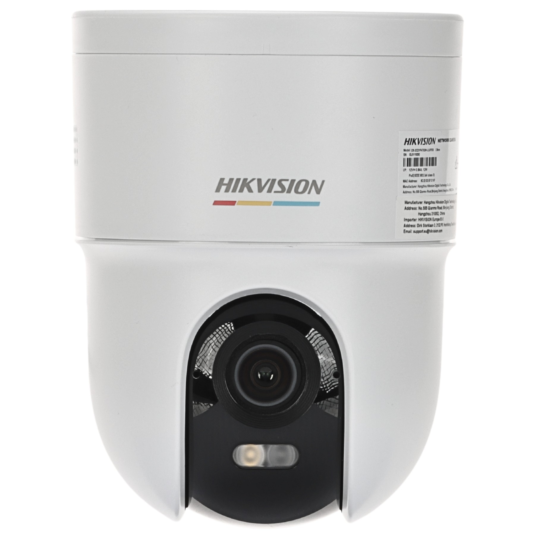 Cameră IP Speeddome DS-2CD1F47G3H-LIUF/SX(2.8MM) ColorVu 3.0 Smart Hybrid Light - 4 Mpx 2.8 mm Hikvision