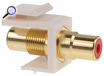 Cuplă modulară RCA mama-mama Keystone FX-C2 (roșu - audio dreapta)