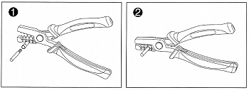 Clește sertizare tuburi de capăt 0.25-2.5 mm HT-A261