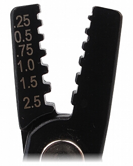 Clește sertizare tuburi de capăt 0.25-2.5 mm HT-A261