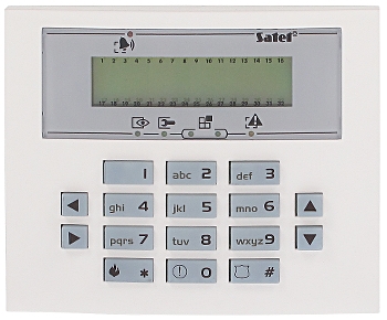 TASTATURĂ DE ALARMĂ INT-KLCDS-BL SATEL