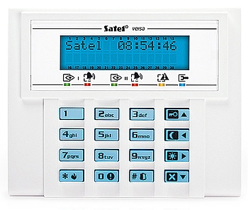TASTATURĂ DE ALARMĂ VERSA-LCD-BL SATEL