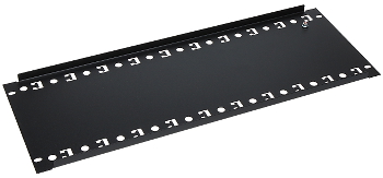 Șină DIN cu suport cabluri montaj rack A19-TS-35/BL-4U Șină DIN cu suport cabluri montaj rack A19-TS-35/BL-4U