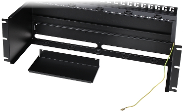 Carcasă rackabila 4U cu șină DIN pentru module electrice A19-TS-35/OB-4U