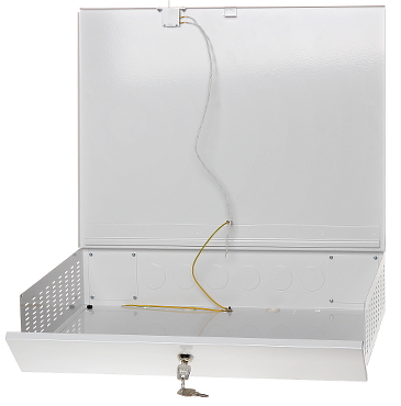 Carcasă metalică DVR AWO-483 505x405x120 mm orizontală, cu yală și tamper