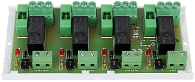 Modul 4 relee NO/NC comandă 10-16VDC, 6A/230VAC AWZ-626 PULSAR