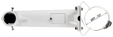 Suport stalp pentru camerele PTZ Hikvision DS-1602ZJ-Pole