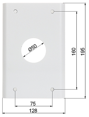 Suport stalp pentru camerele PTZ Hikvision DS-1602ZJ-Pole