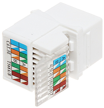 Modul RJ-45 UTP Cat.5 Keystone no-tool FX-RJ45-56