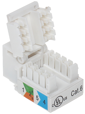 Modul RJ-45 UTP Cat.6 Keystone no-tool FX-RJ45-62