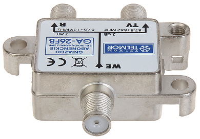 PRIZA TERMINALĂ GA-26FB R-TV TELMOR PRIZA TERMINALĂ GA-26FB R-TV TELMOR