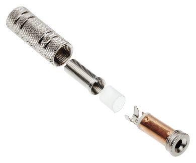 Mufă Jack mamă 3.5 mm stereo metalică