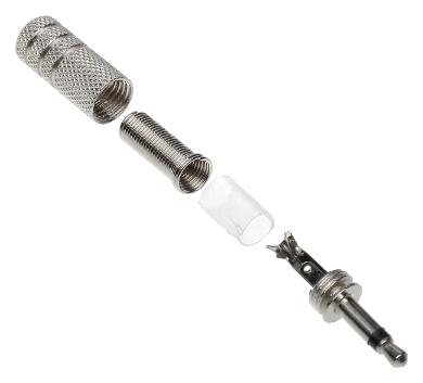 Mufă Jack tată 3.5 mm mono metalică Mufă Jack tată 3.5 mm mono metalică