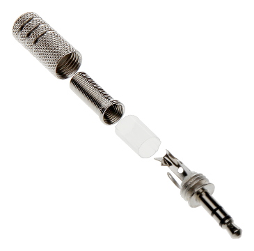 Mufă Jack tată 3.5 mm stereo metalică