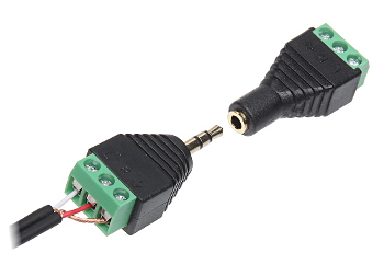 Jack tată stereo 3.5 mm cu regletă terminală 3 pini