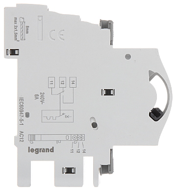 CONTACT AUXILIAR LE-406250 LEGRAND SERIILE TX3, DX3, FR300, FRX300, FRX400 LEGRAND