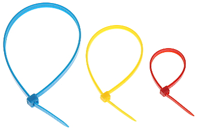Coliere rapide/șoricei plastic, din Nylon 66, pachet 100 bucăți multicolore