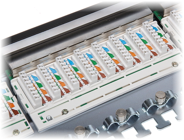 Patch panel 24 porturi FTP Cat.6 ecranat