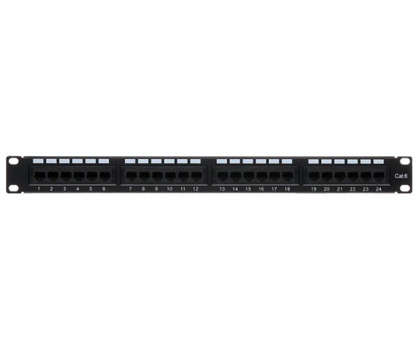 Patch panel 24 porturi UTP Cat.6