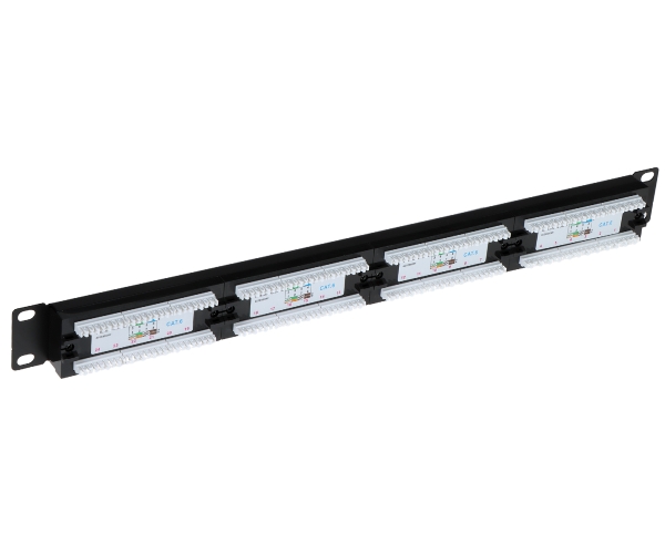 Patch panel 24 porturi UTP Cat.6