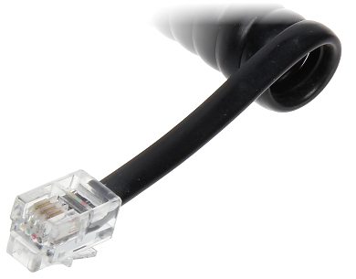Cablu receptor telefon mufat RJ9 2.5m spiralat