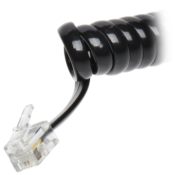 Cablu receptor telefon mufat RJ9 4.5m spiralat