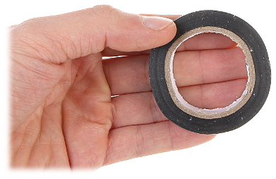 Banda de Izolare PVC Negru IZOLIRBAND TS-IZOL/10-B, 10m Lungime, 15mm Lățime, 0.13mm Grosime