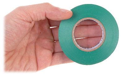 IZOLIRBAND TS-IZOL/25-G Bandă Izolieră PVC Verde, Lungime 25m, Lățime 19mm, Grosime 0.13mm