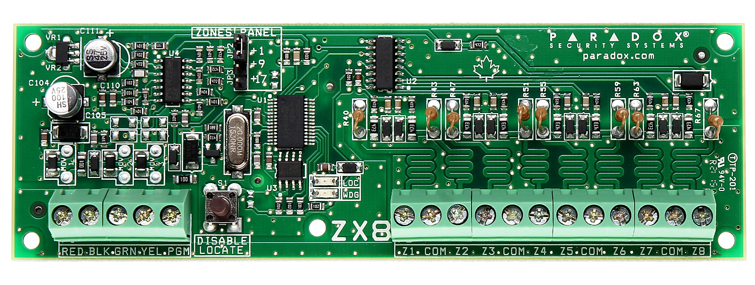 Expander 8 zone Paradox ZX8-P2C