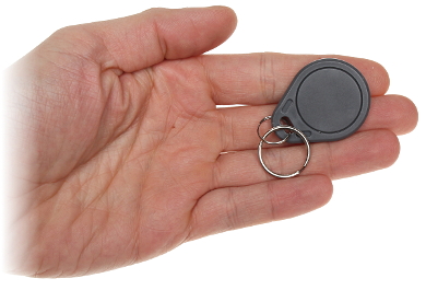 Breloc RFID 125 kHz gri EM4100/4102 cu chip TK-4100