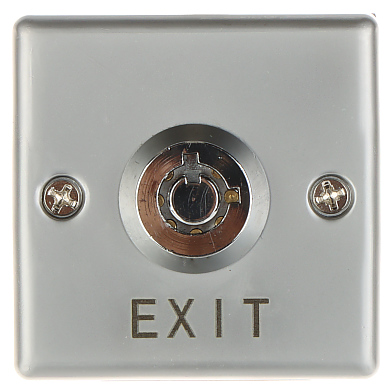 Buton de acces cu cheie aparent din inox ATLO-KB-18