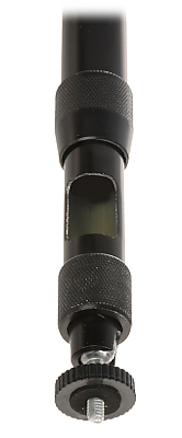 Prin suport se poate trece cablul coaxial si alimentare al camerei