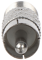 Adaptor cuplă RCA tată - F mamă 