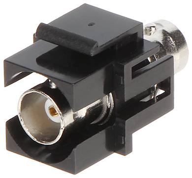 Cuplă modulară BNC mamă-mamă Keystone FX-BNC1 (negru)