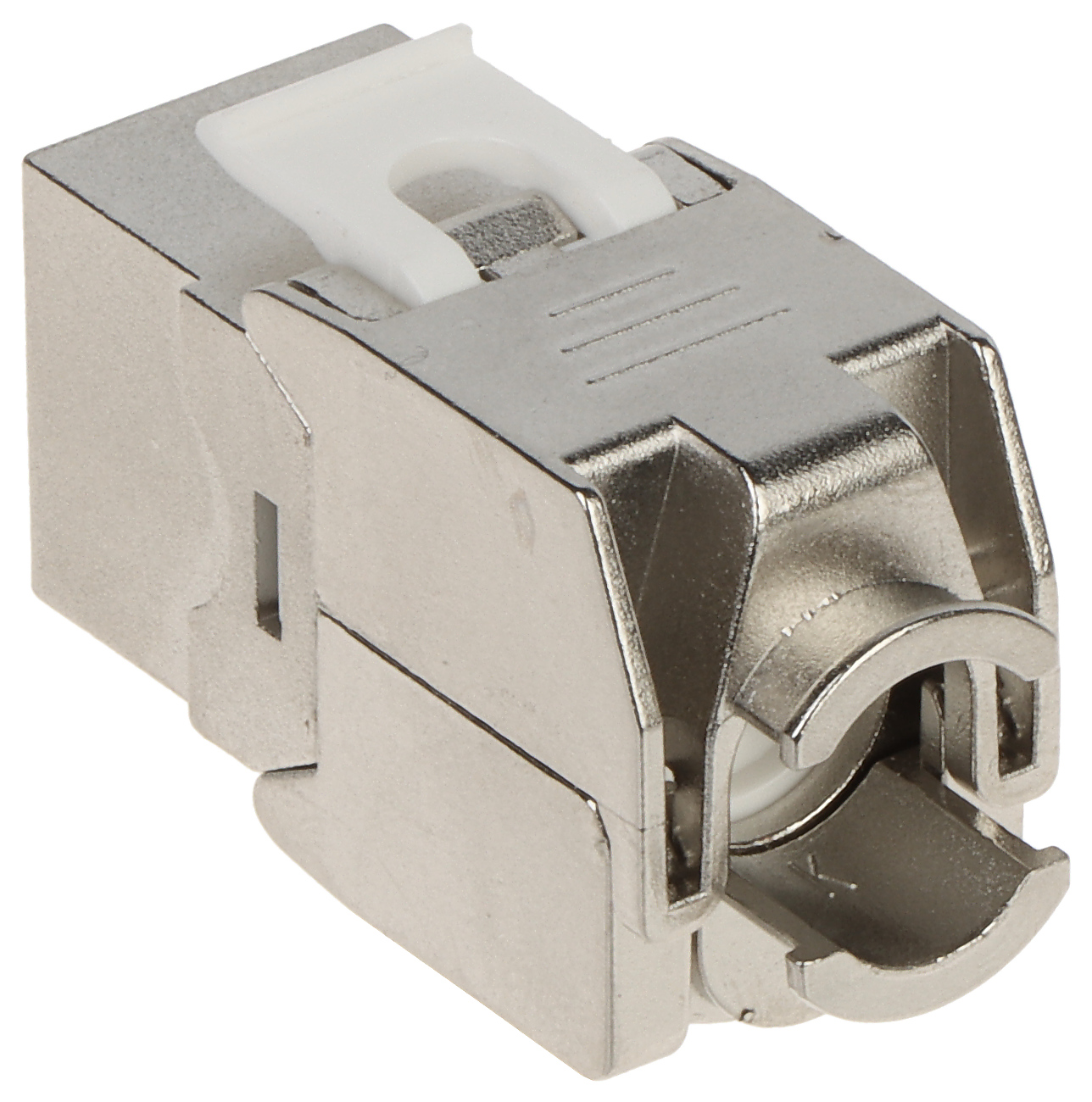 Mufa RJ45 mama keystone FTP Cat.6A FX-RJ45-6A-16 metalica, no-tool