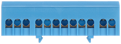 Bloc de distribuție izolat 12x5mm, 63A, Clasă V0, IP20 albastru LP-870N-12FS Simet