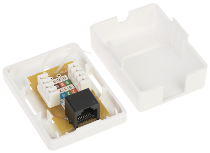 Priză rețea RJ45 Cat.6 aplicată, 1 port RJ45-G1/6 Priză rețea RJ45 Cat.6 aplicată, 1 port RJ45-G1/6