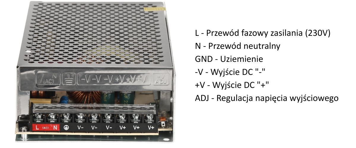 Sursă de alimentare modulară 12V/20A 240W IP20 reglabilă Sursă de alimentare modulară 12V/20A 240W IP20 reglabilă