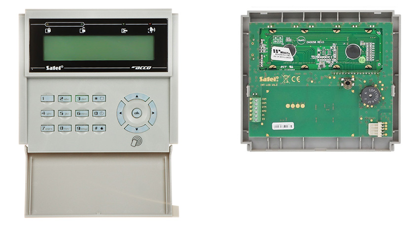 Cititor de proximitate cu tastatură Satel ACCO-KLCDR-BG 