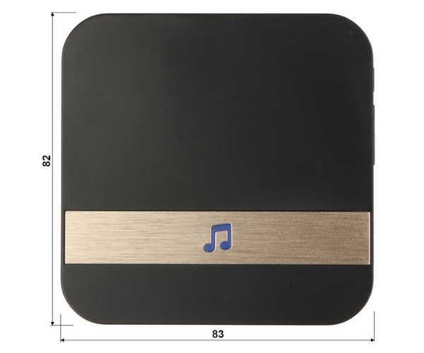 Sonerie wireless ATLO-DBB-TUYA neagră (doar sonerie, fără buton)