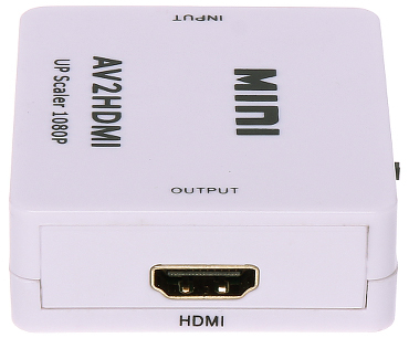 Convertor video 3xRCA la HDMI (video SD+audio stereo) alimentare USB