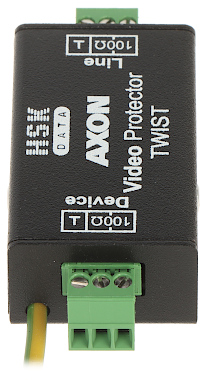 Protecție video fulger Axon-Video-Twist pentru camere analogice 720p pe UTP