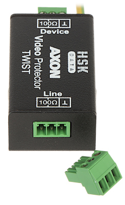 Protecție video fulger Axon-Video-Twist pentru camere analogice 720p pe UTP