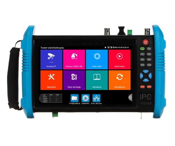 Tester CCTV 8Mpx analogic+IP CS-H7-70H, tester+sursa PoE, TDR UTP, RS-485