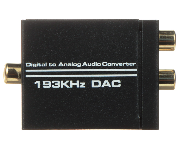 Convertor audio digital(SPDIF/coax) - analogic(RCA) DA/AU-3