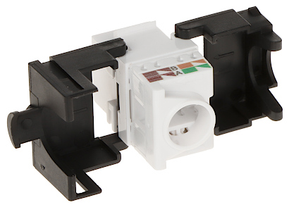 Modul RJ-45 UTP Cat.6A Keystone no-tool FX-RJ45-6A-02