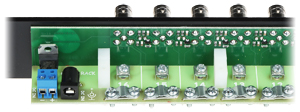 Patchpanel 16 porturi BNC cu indicator LED prezență semnal video 