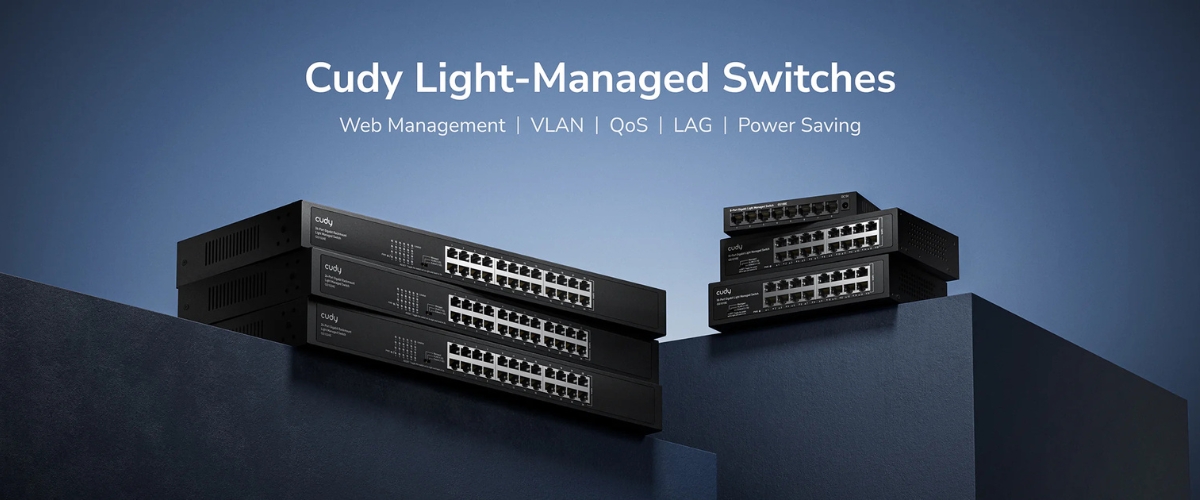 Switch 16 porturi gigabit GS1016E rackabil CUDY Switch 16 porturi gigabit GS1016E rackabil CUDY